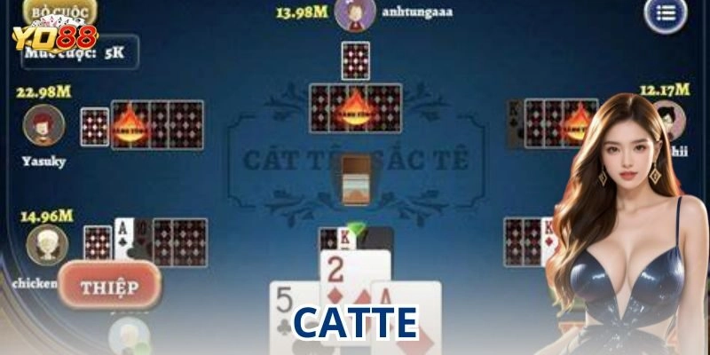 Luật chơi catte chi tiết
